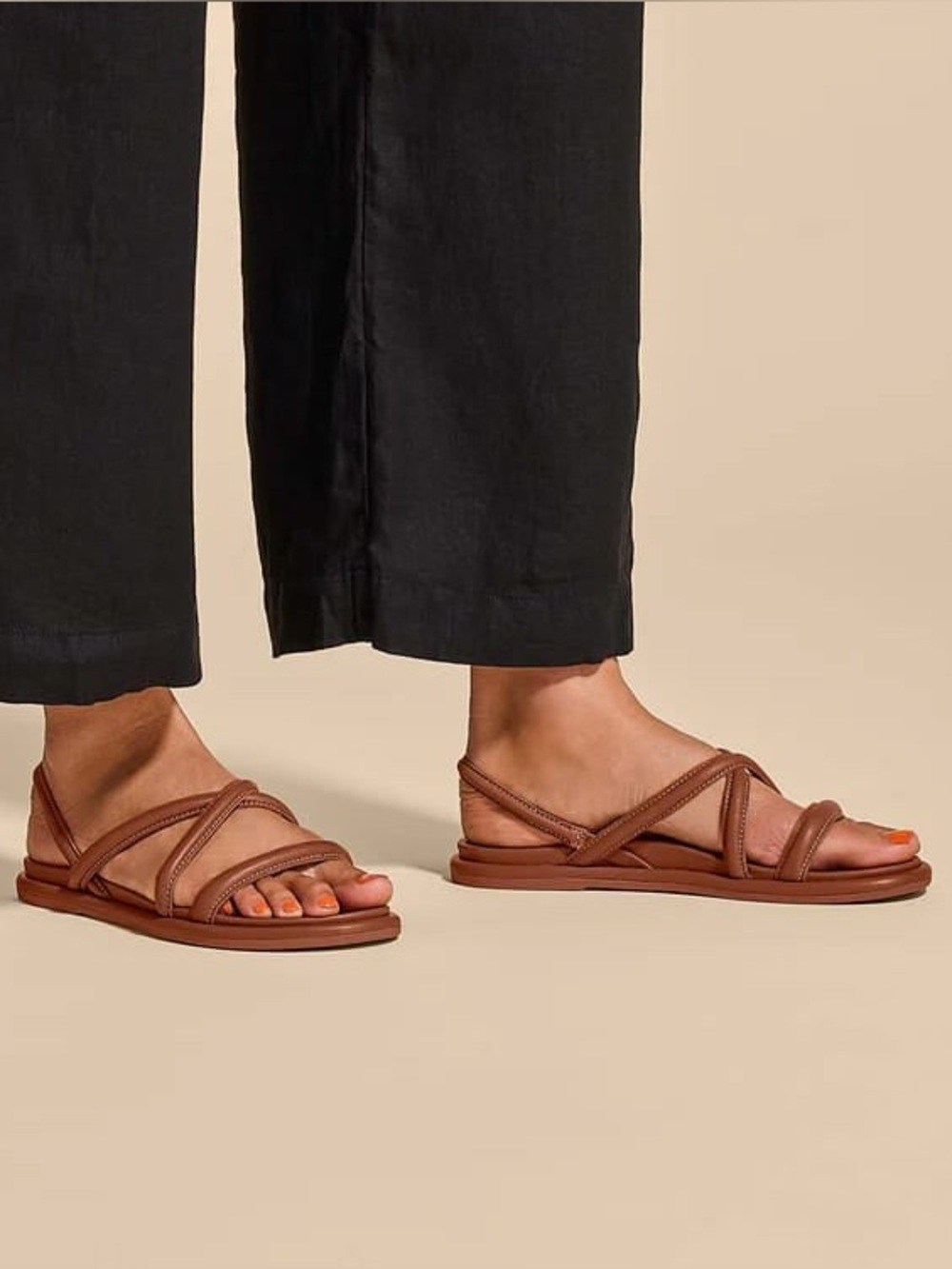 OluKai Tiare Strappy Slide Sandals Sz 10 GUC